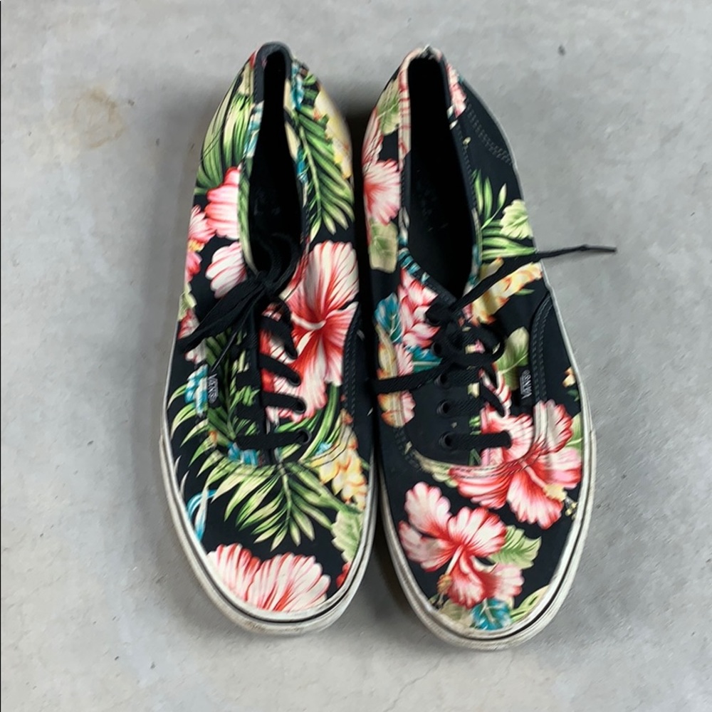Floral Vans size 13